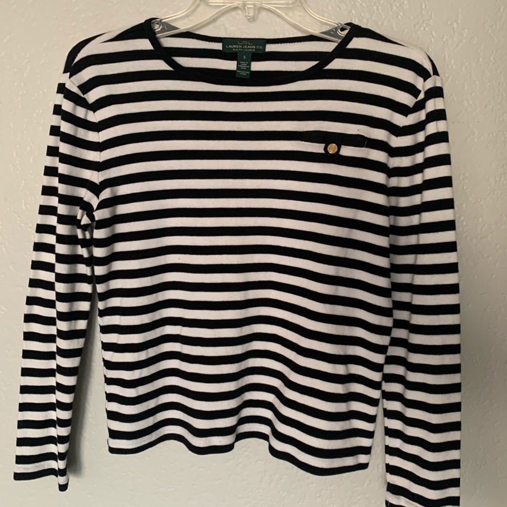 Ralph Lauren, S, Black and White